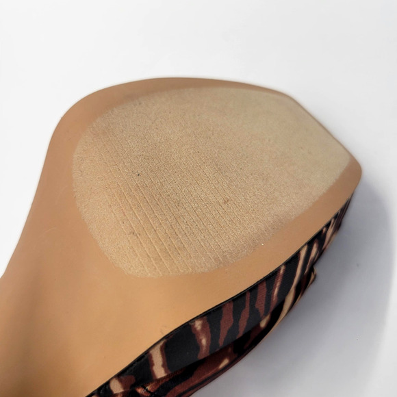 Katy Perry Square Open Sandal Shoes Womens Size 9 Animal Print Heels - Picture 14 of 16